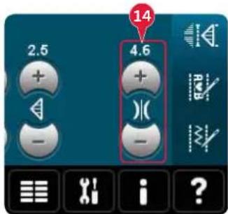 PFAFF Creative 4.5 - Compensation de tension du fil - 1