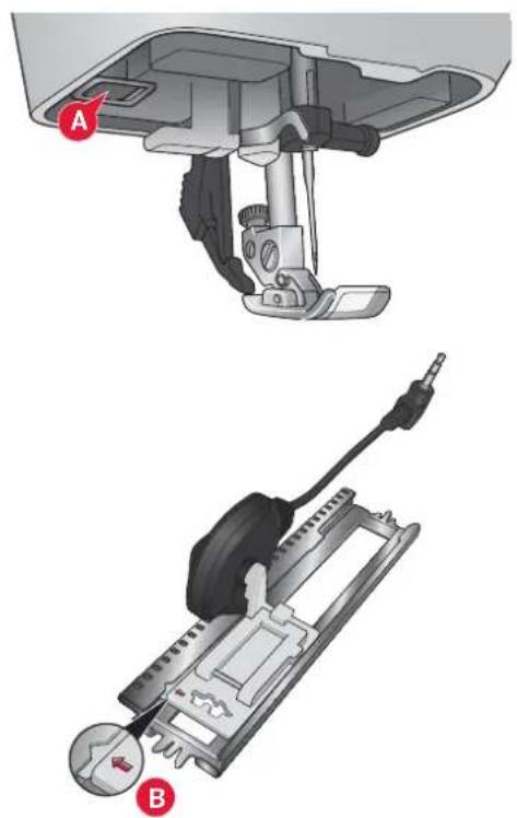 PFAFF Creative 4.5 - Boutonnière Sensormatic - 1