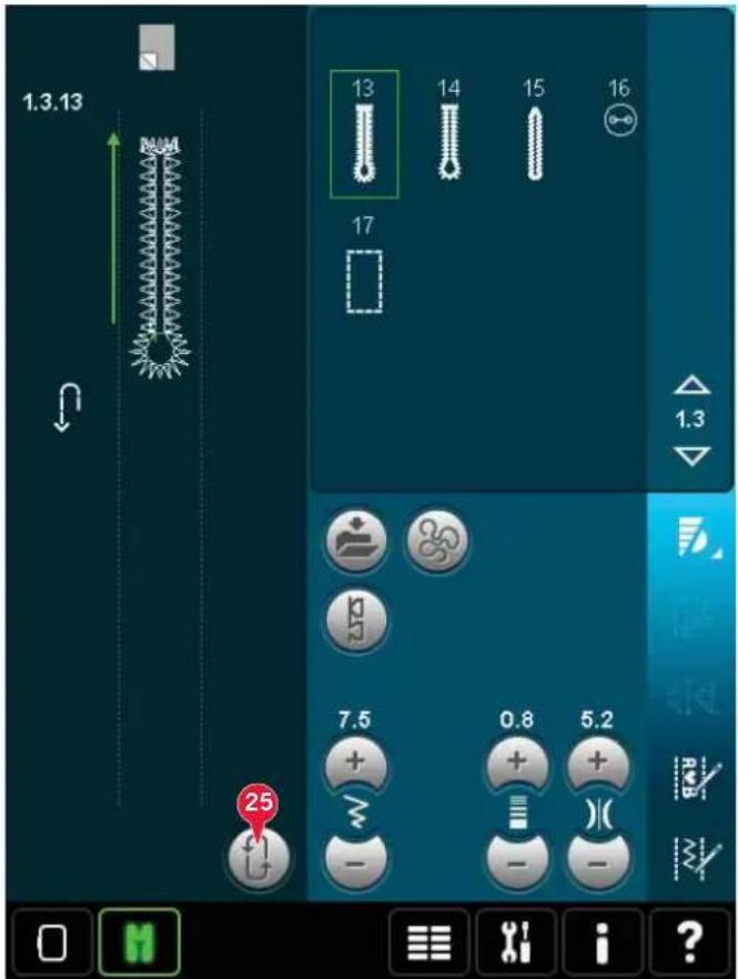 PFAFF Creative 4.5 - Répéter une boutonnière manuelle (25) - 1