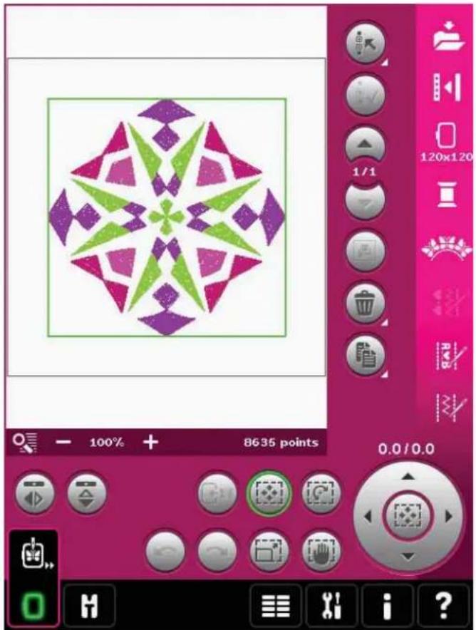 PFAFF Creative 4.5 - Modification de broderie - 1