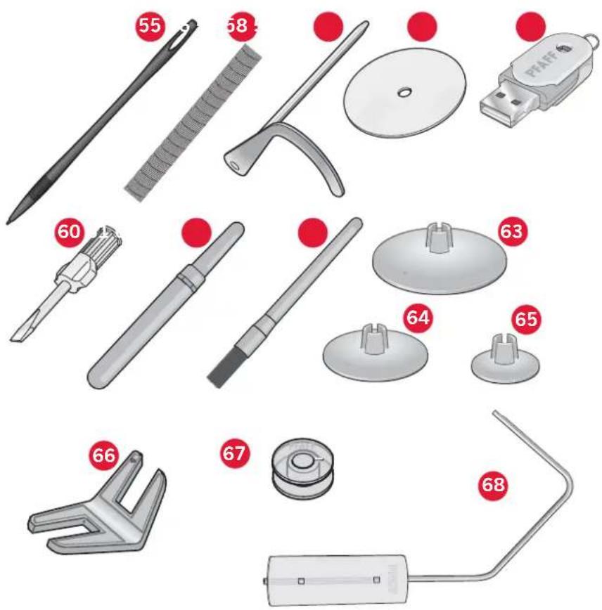 PFAFF Creative 4.5 - Accessoires - 1