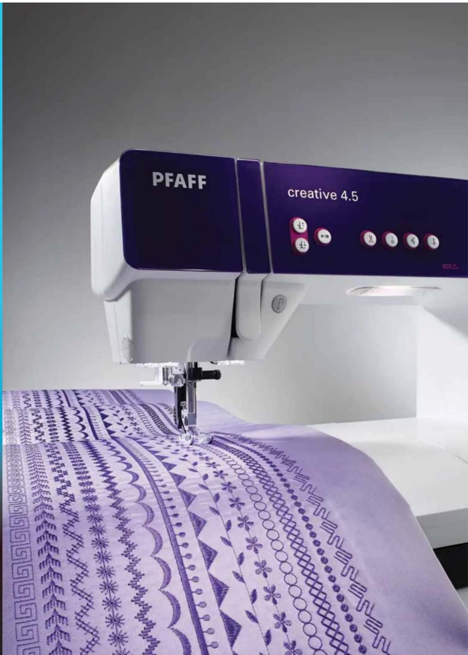 PFAFF Creative 4.5 - La machine doit reposer - 5