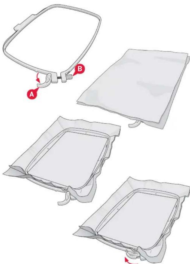 PFAFF Creative 4.5 - Pour encercler le tissu - 3