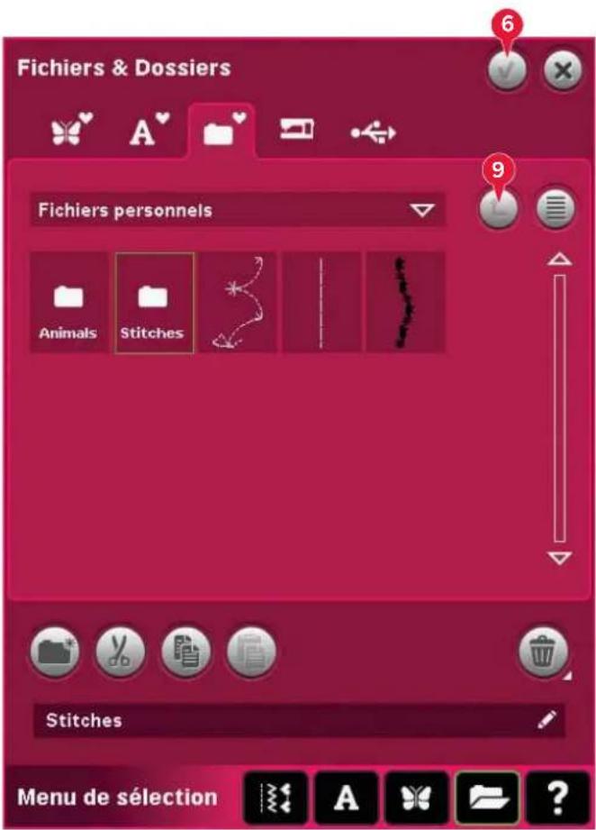 PFAFF Creative 4.5 - Structure de dossier - 1
