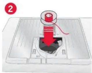 PFAFF Creative 4.5 - Mise en place de la canette - 2