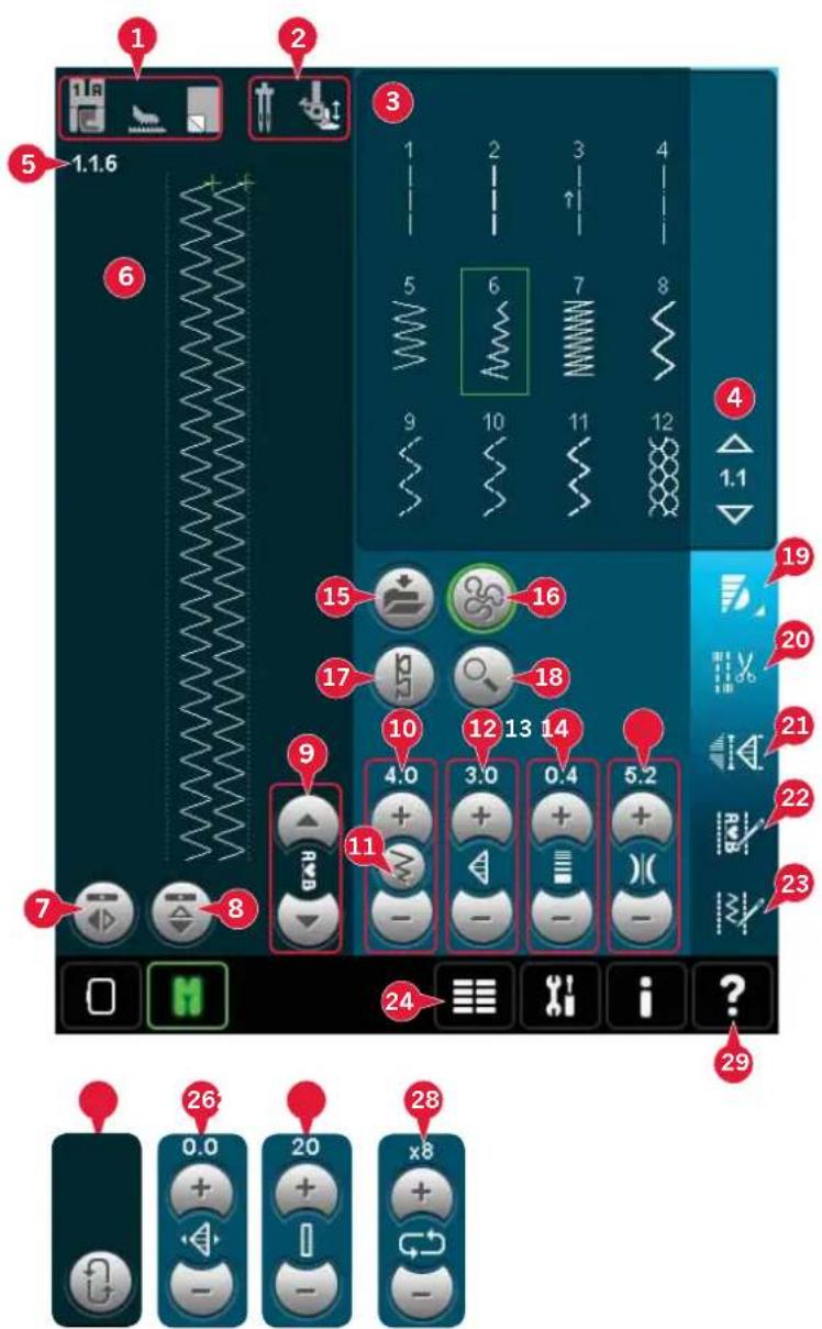 PFAFF Creative 4.5 - Aide rapide (29) - 1