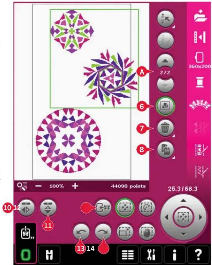 PFAFF Creative 4.5 - Déplacer le motif dans le cercle (12) - 1