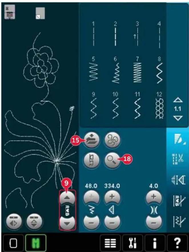 PFAFF Creative 4.5 - Enregistrer dans fichiers personnels (15a) - 2