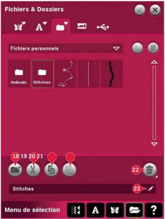 PFAFF Creative 4.5 - Renommer un fichier ou dossier (23) - 1