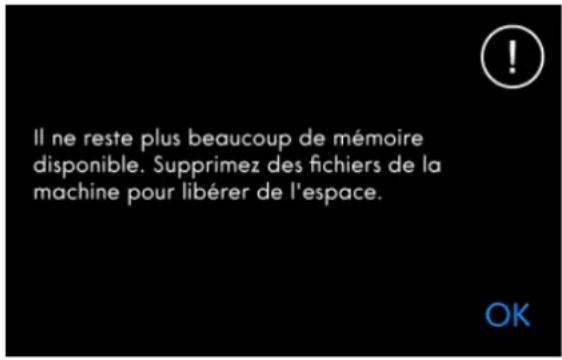 PFAFF Performance Icon - Pas assez de mémoire disponible - 1