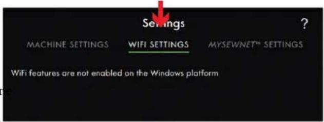 PFAFF Performance Icon - Paramètres WiFi - 1