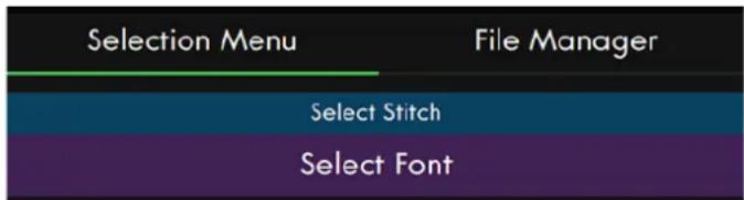 PFAFF Performance Icon - Menu de selection - 1
