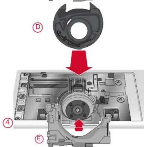 PFAFF Performance Icon - Changement de boitier de canette - 6