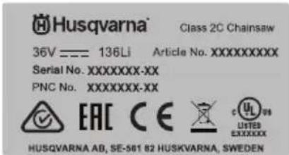 HUSQVARNA 136 Li - EXPLICAÇÃO DOS SÍMBOLOS - 2