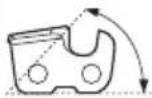 HUSQVARNA 136 Li - Teräketjun teroittaminen ja viilausohjaimet - 3
