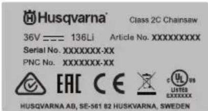 HUSQVARNA 136 Li - ADVERTENCIA - 1