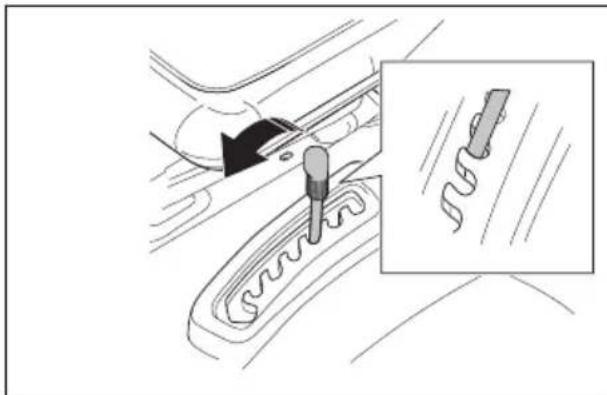 HUSQVARNA TS 138L - To set the cutting height - 1