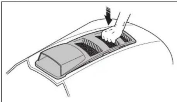 HUSQVARNA TS 138L - To install the engine cover piece - 3
