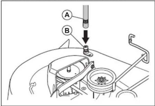HUSQVARNA TS 138L - To use the deck washout port - 3