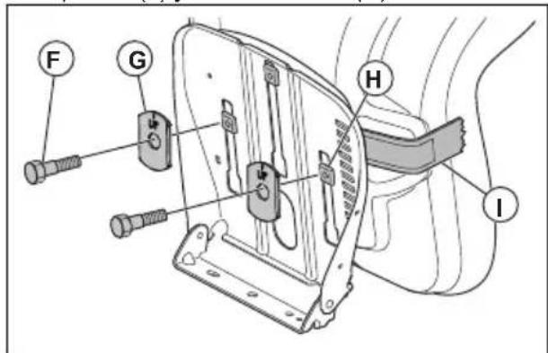 HUSQVARNA TS 138L - Instalación del asiento - 3