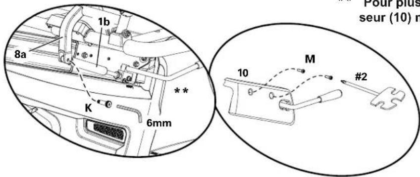 Nautilus R628 - Installez la poignée d'inclinaison du siège et connectez l'amortisseur au dossier - 2