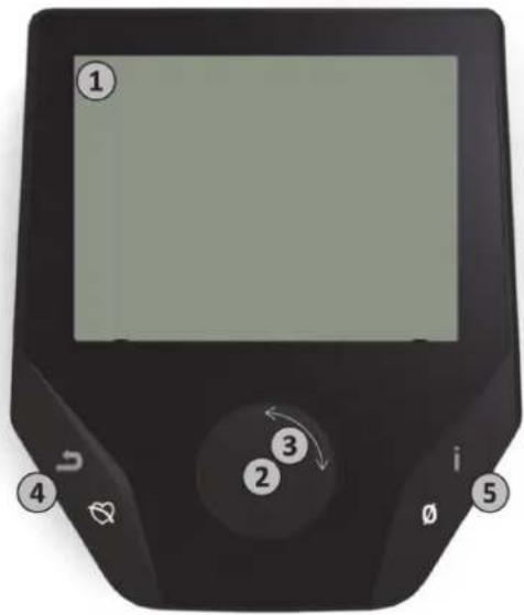 KETTLER Tour 600 R - Display und Tasten - 1