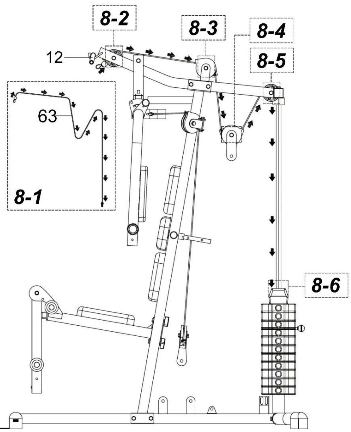 KETTLER Fitmaster - Liste des pièces détachées - 17