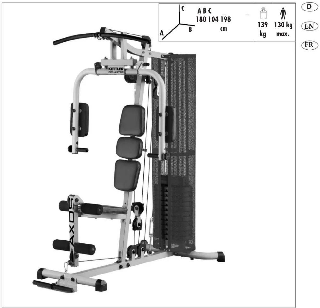 KETTLER Fitmaster - Montageanleitung Fitmaster - 1