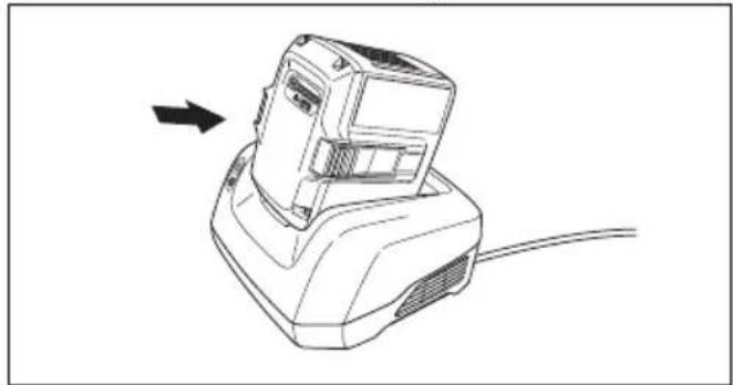 HUSQVARNA 320iB Mark II - Pour charger la batterie - 1
