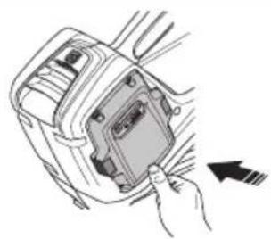 HUSQVARNA 320iB Mark II - Per collegare la batteria al prodotto. - 3