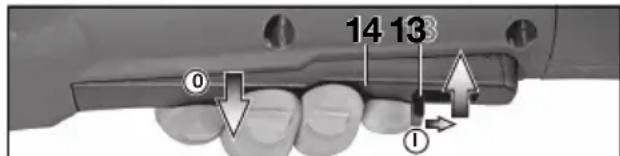 METABO WB 18 LTX BL 150 Quick - Maschinen mit Sicherheitsschalter (mit Totmannfunktion): - 1