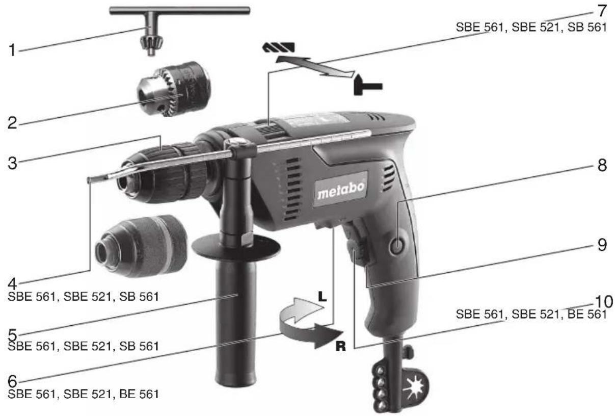 METABO SBE 561 - 12