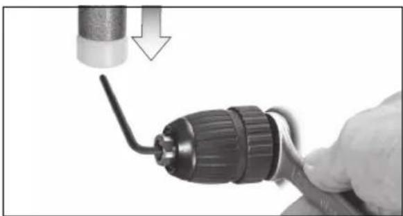 METABO SBE 561 - Retirar a bucha - 1