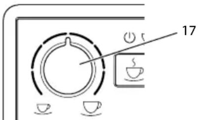 MELITTA Purista series 300 - Kohvi koguse valimine - 1