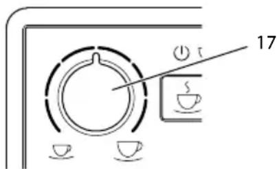 MELITTA Purista series 300 - Impostazione della quantità di caffe - 1