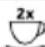 MELITTA Purista series 300 - Symbole fonction - 1