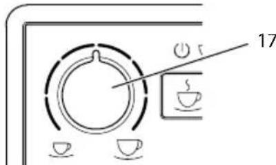MELITTA Purista series 300 - Kavos kiekio nustatymas - 1