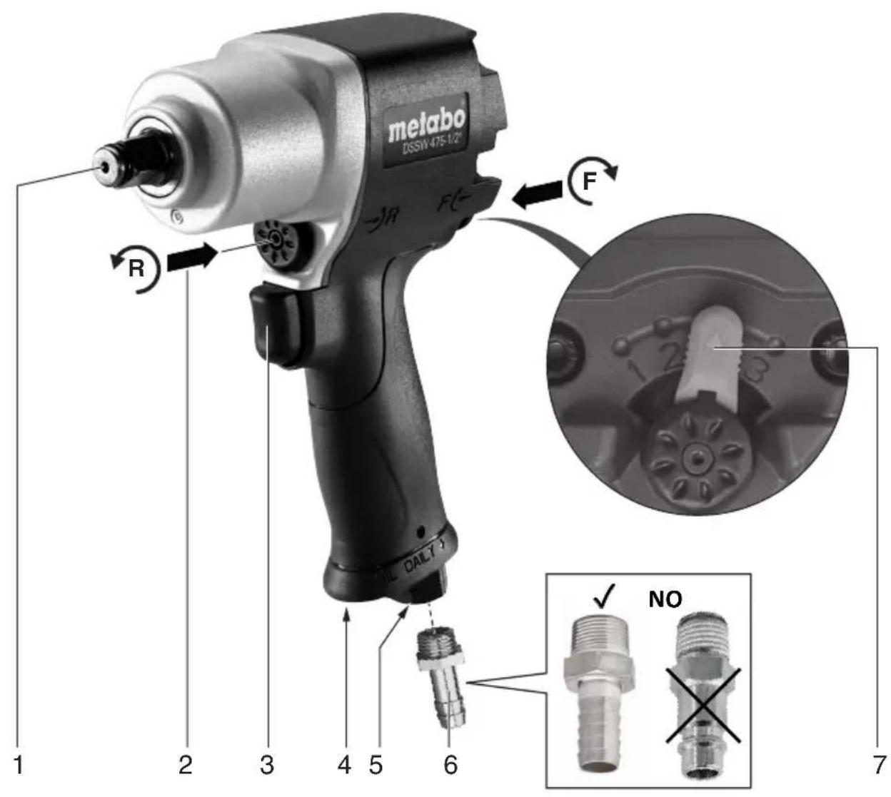 METABO DSSW 47512 - 1
