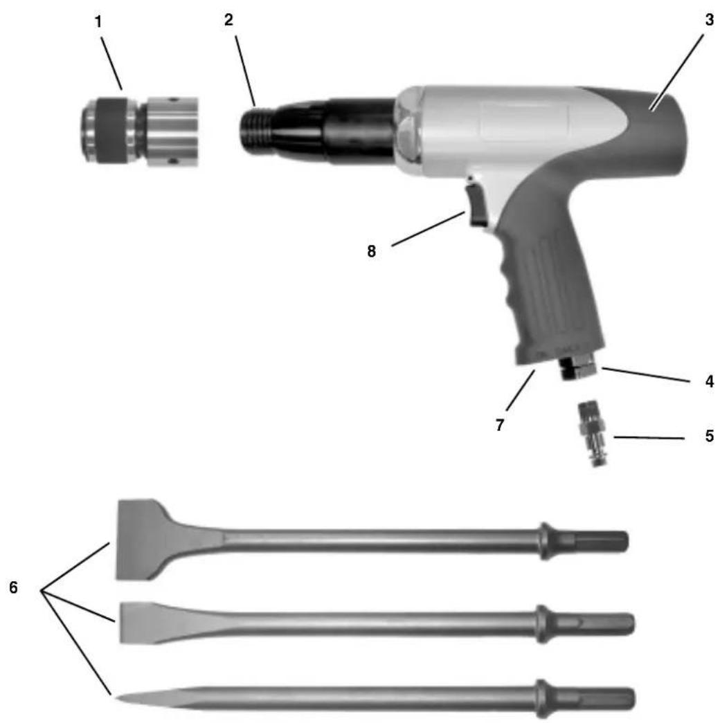 METABO MHS 5000 SET - Das Gerät im Überblick - Lieferumfang - 1