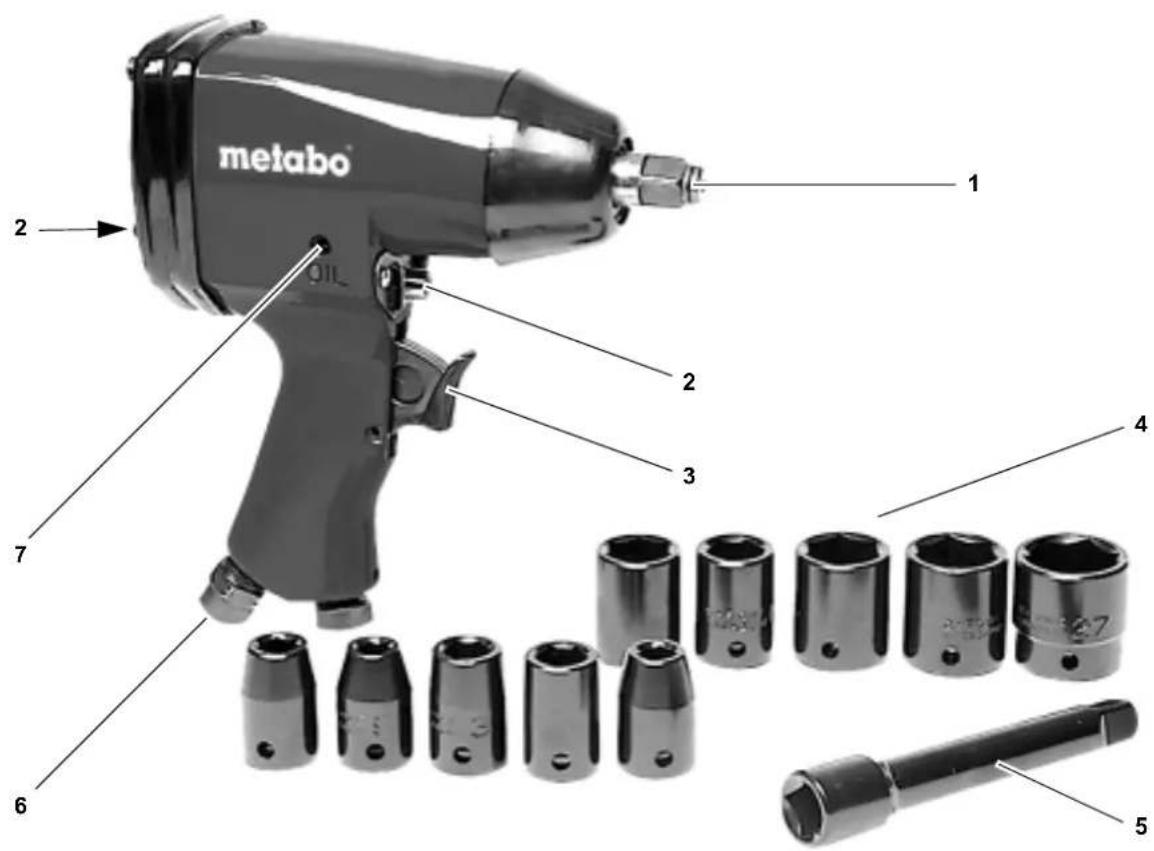 METABO SR 120 Set - Maskinen i overblick - 1