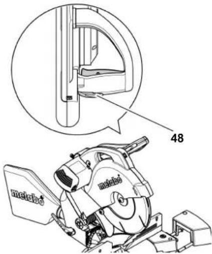 METABO KS 305 Plus - Varnostni zaklop (48) - 1