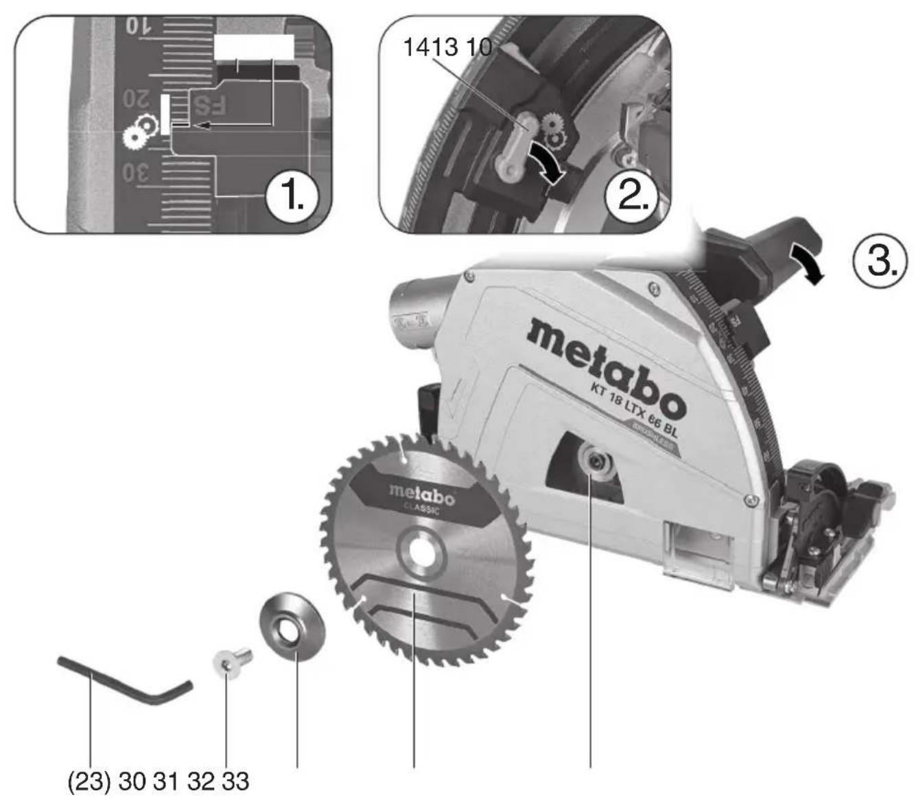 METABO KT 18 LTX 66 BL - 3
