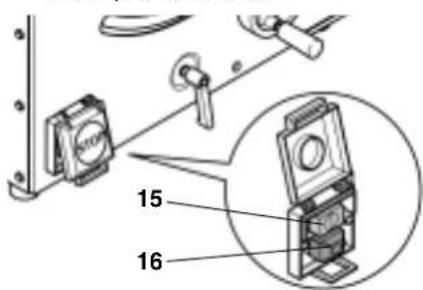 METABO PK 200 - interruptor Con/Desc con interruptor de paro de emergencia - 1
