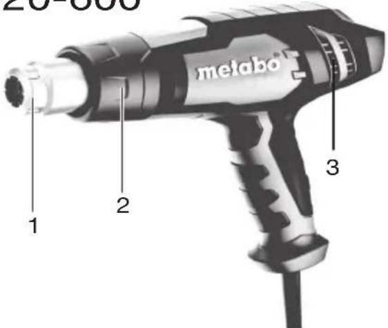 METABO HG 20600 - 5