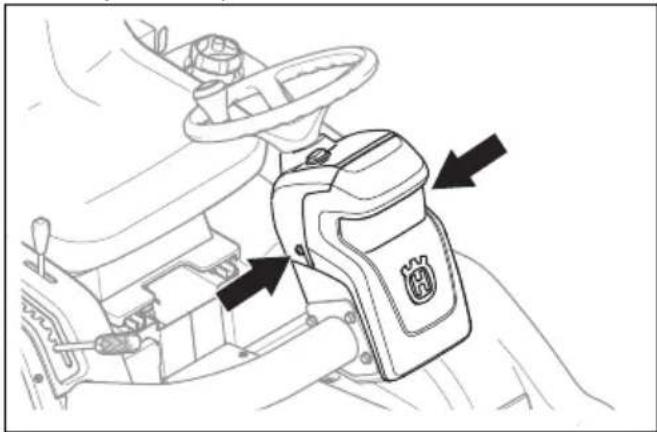 HUSQVARNA P 524EFI - Een defecte lamp vervangen - 1