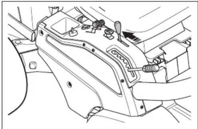 HUSQVARNA P 524EFI - Motor uitschakelen - 2