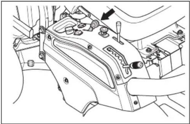 HUSQVARNA P 524EFI - De motor starten, P 524EFI - 5