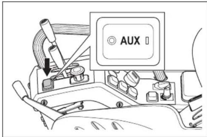 HUSQVARNA P 535HX - Interrupteur d'alimentation auxiliaire (AUX) - 1