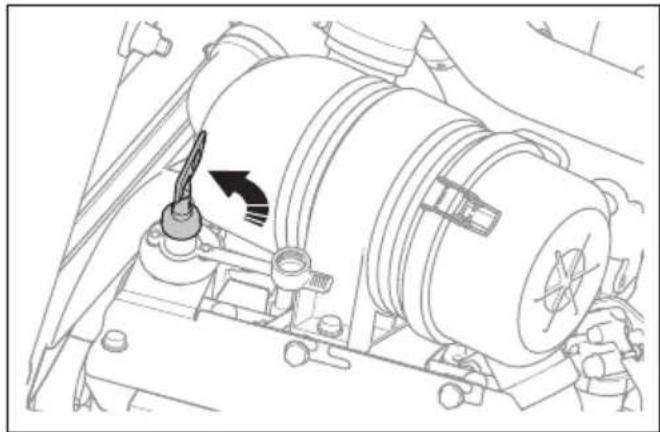 HUSQVARNA P 535HX - So stoppen Sie das Gerät - 4
