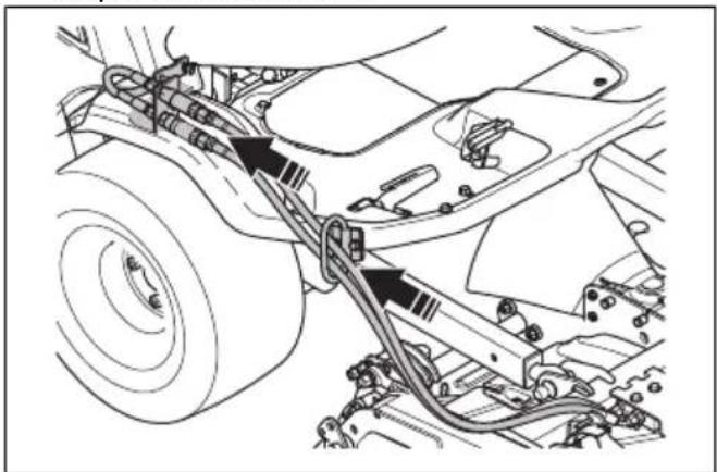 HUSQVARNA P 535HX - Pour fixer le carter de coupe - Combi 155 X - 1
